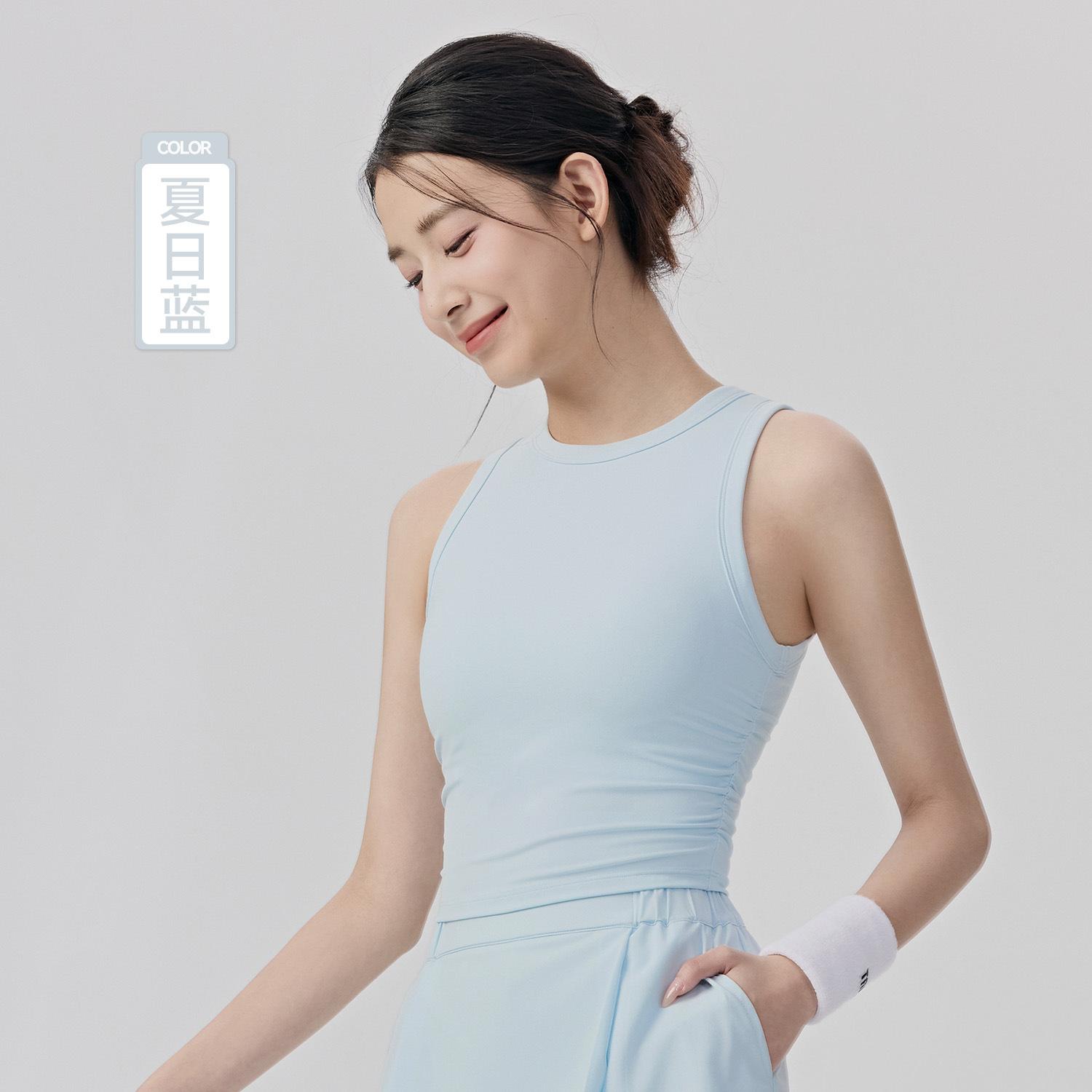 Cool Sleeveless Yoga Vest Women s Spring and Summer Light and Breathable Sports Vest Wear Pilates Training Fitness Top S