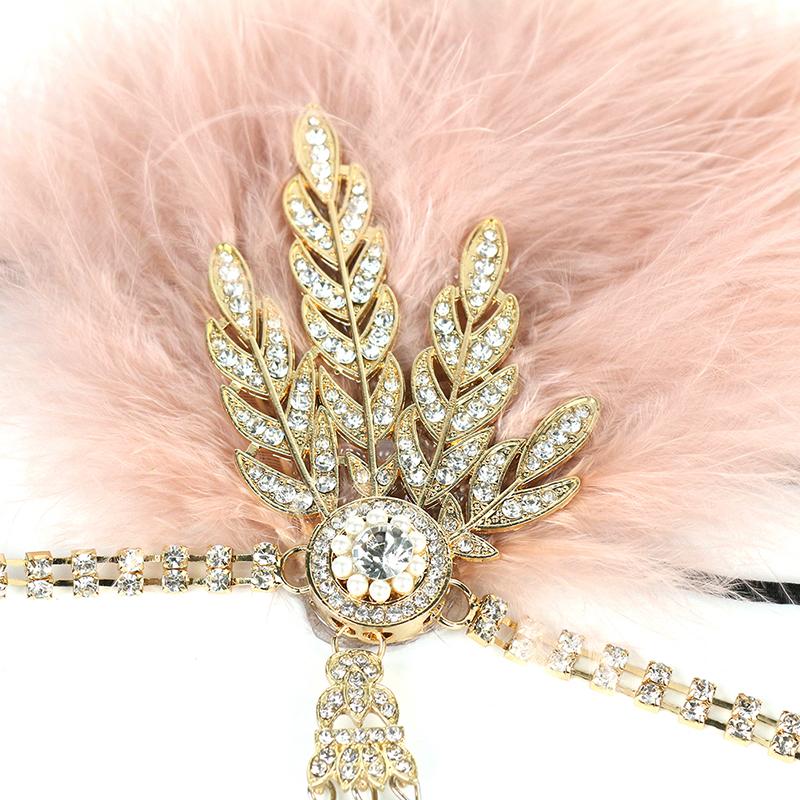 Hairband Headpiece Feather Flapper Headdress Costume Party For Women Headpiece