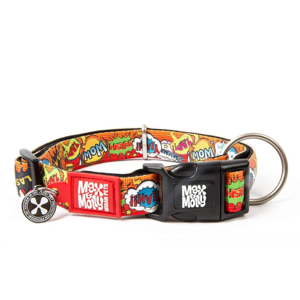 Max Molly Smart ID Dog Original Gear Size Large & M&M Collar, Hero,