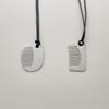Multipurpose Adjustable Necklace Styling Sturdy Steel Comb Pendant Elegant Hair Jewelry Accessory for Daily Party Looks