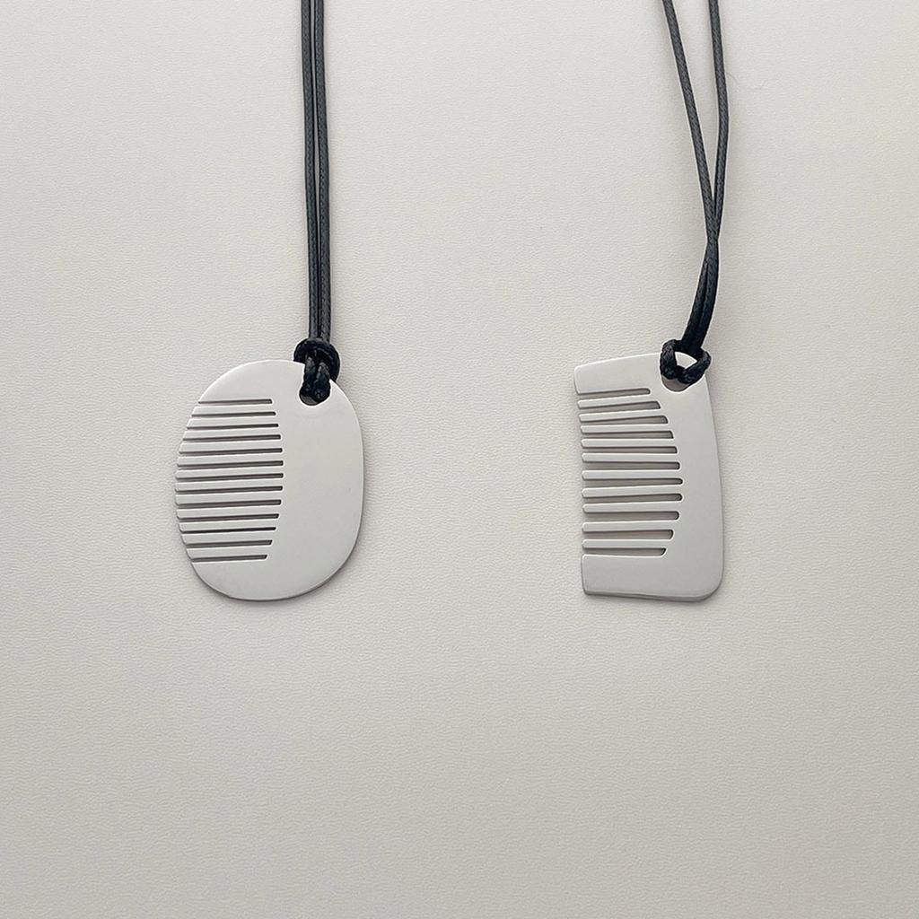 Multipurpose Adjustable Necklace Styling Sturdy Steel Comb Pendant Elegant Hair Jewelry Accessory for Daily Party Looks