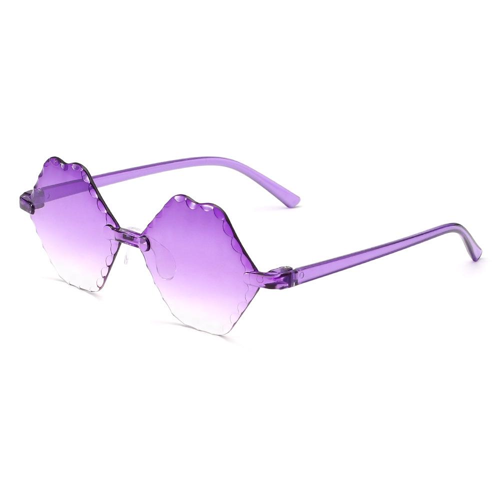Fashion rimless Kids Sunglasses Boys Girls lips Sun Glasses Classic Children Eyewear Lentes sunglasses for female male