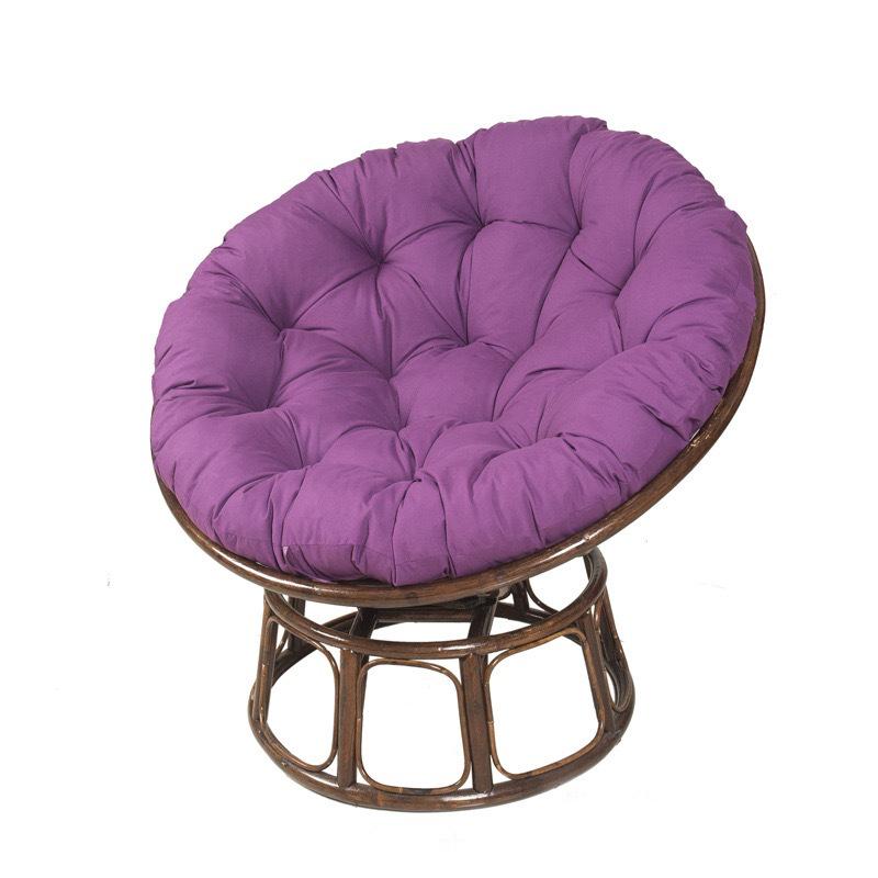Round Hanging Chair Cushion Set: Thickened Cushion & Backrest for Swing/Basket Chairs