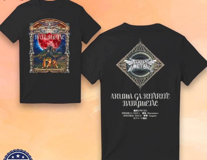 Babymetal vs Seikima-II Secret Object Official 2025 T Shirt T-shirt T 3XL