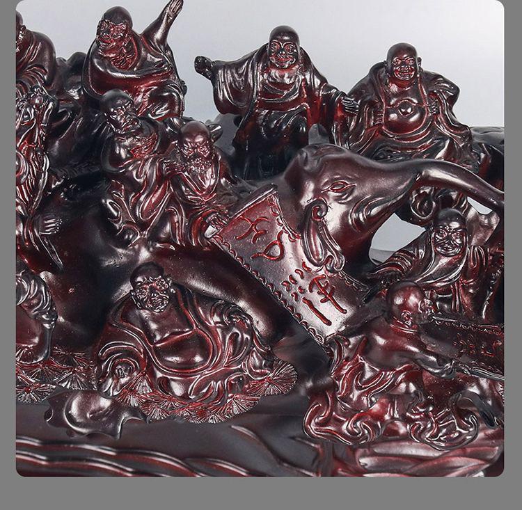 Eighteen Arhat Ruyi Ornament for Living Room or Office - Ideal Housewarming Gift