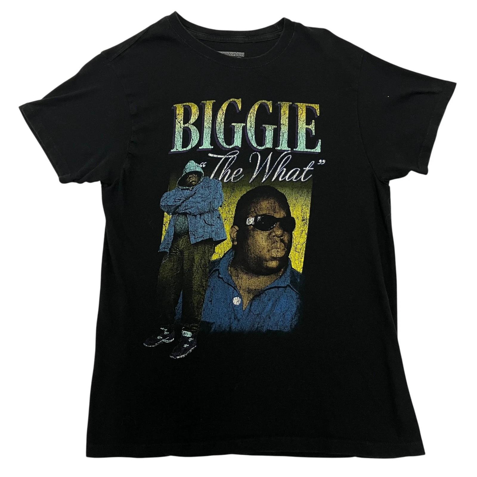 Notorious BIG Biggie Smalls T Shirt Mens Medium The What Graphic Rap Hip Hop XL