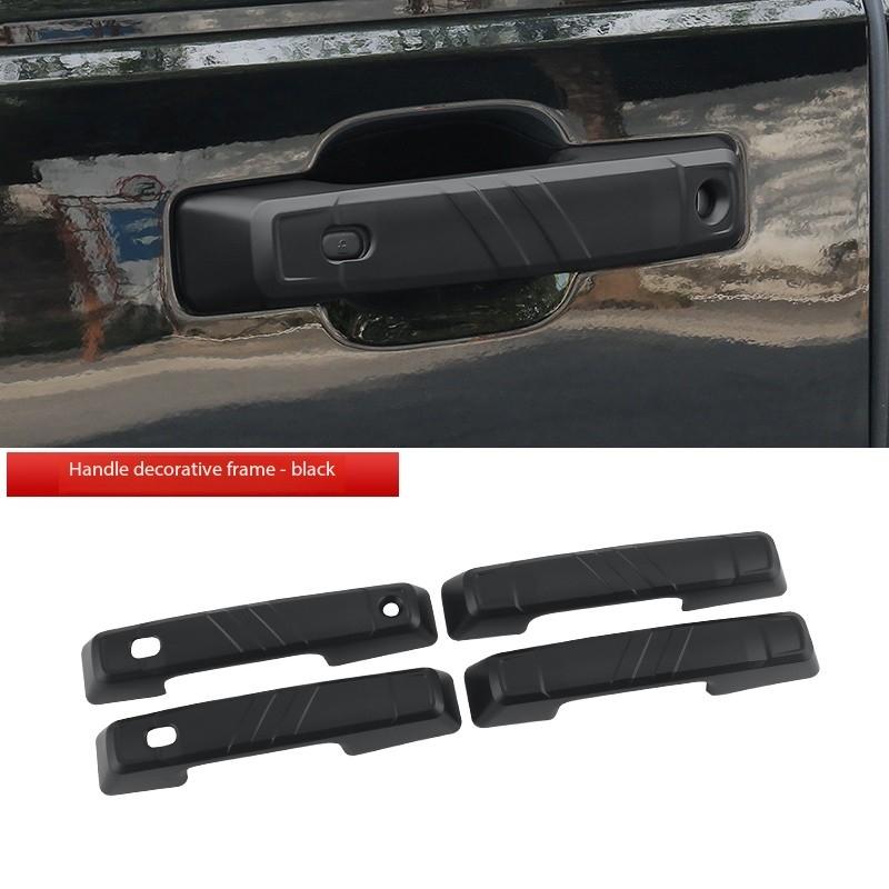 Ford Bronco door bowl handle sticker external handle door handle decorative sticker door wrist protection sticker accessories Handle Black