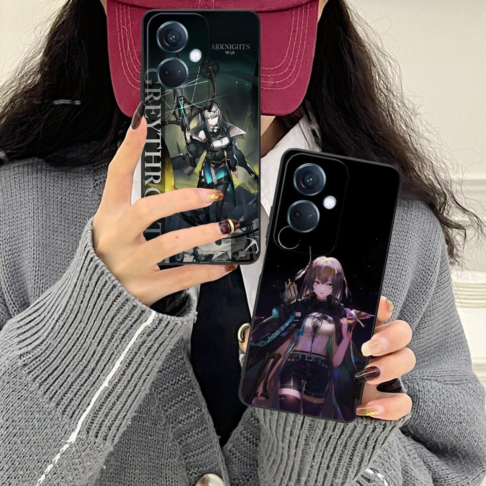 Arknights Greythroat Matte Mobile Phone Case for OPPO Find X9 X8 X7 X6 X5 X3 X2 Plus S Pro Ultra Lite Colorful Printing Cover