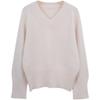 Maglione Pullover Casual Semplice a Girocollo Monocolore Lento da Donna a Manica Lunga Top a Maglia Base
