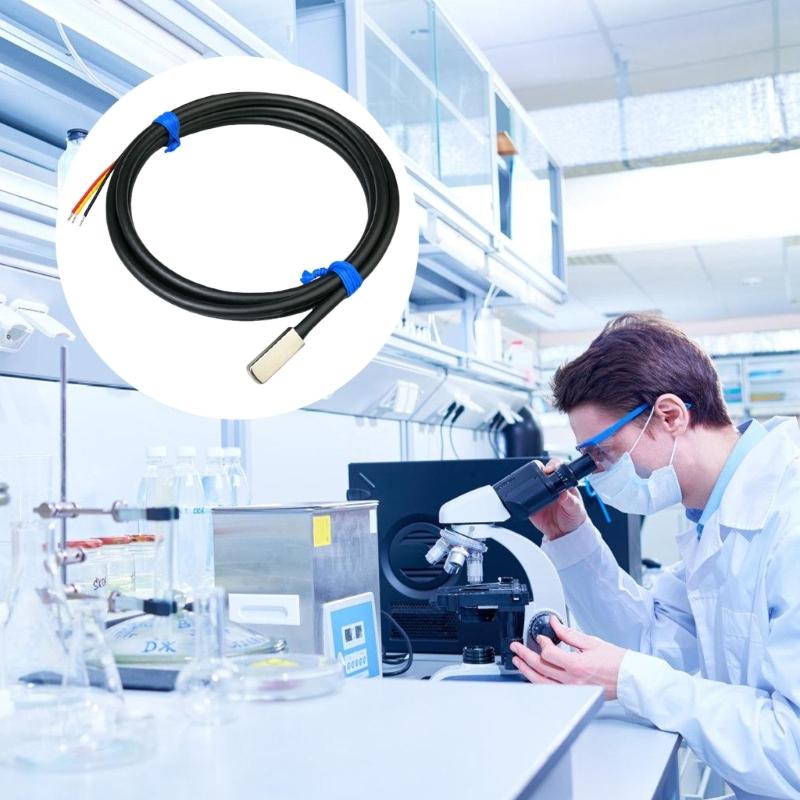 DS18B20 Digital Temperature Sensors Probe with Wide Ranging - 55℃ to 125℃ Suitable for Industrial and Home Equipment Use