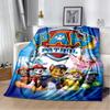 3D P-Patrols Cartoon Dogs Gift Soft Plush Blanket,Flannel Throw Blanket for Living Room Bedroom Picnic Bed Sofa Cover
