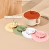 Silicone Cup Lids Mug Covers For Hot And Cold Beverages Antis Dust Reusable Silicone Coffee Cup Lids Gift