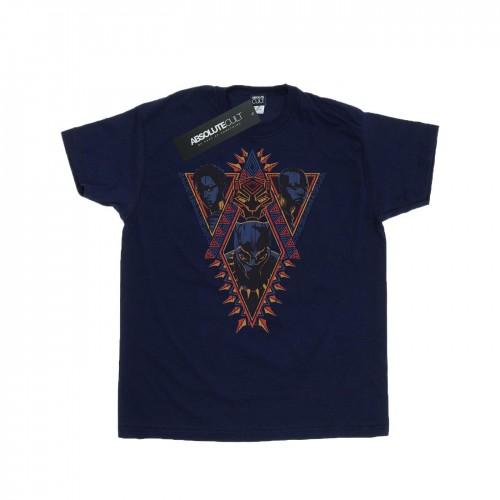Marvel Mens Black Panther Tribal Heads T-Shirt