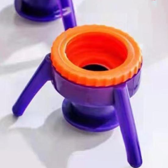 3 ks Stojan s 3 nohami na obrácenou láhev, dávkovač na šampon, pleťové mléko, kuchyňské koření, rychlý kuchyňský dávkovač tekutin
