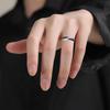 Glaube Licht Kreuz Herren Verstellbarer Offener Ring – Trendiger und Cooler Stil