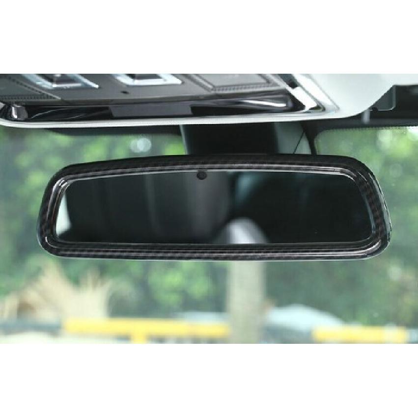 For BMW 3 4 Series GT 13- Carbon Fiber Interior Rearview Mirror Cover Frame
