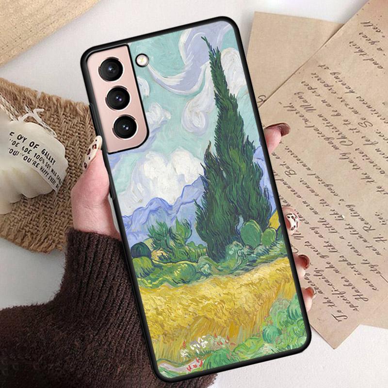 Vincent Van Gogh Star Night Phone Case for Samsung S26 S25 S24 S23 S22 Ultra S23 S22 S25 Plus S24 FE S26Edge Funda Capa