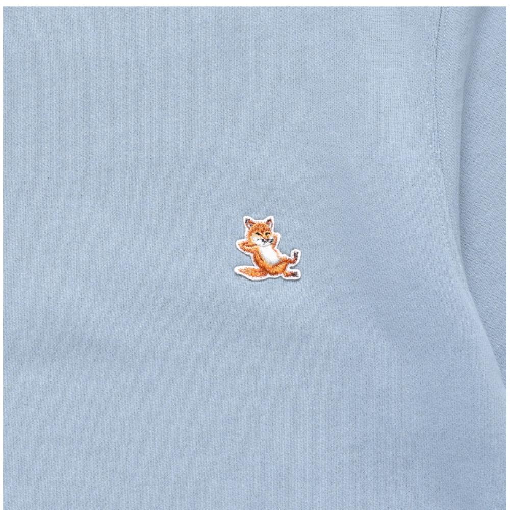 MaiSon KitSune Men S SweatShirt Chillax Fox Patch Lm00303km0001 0122