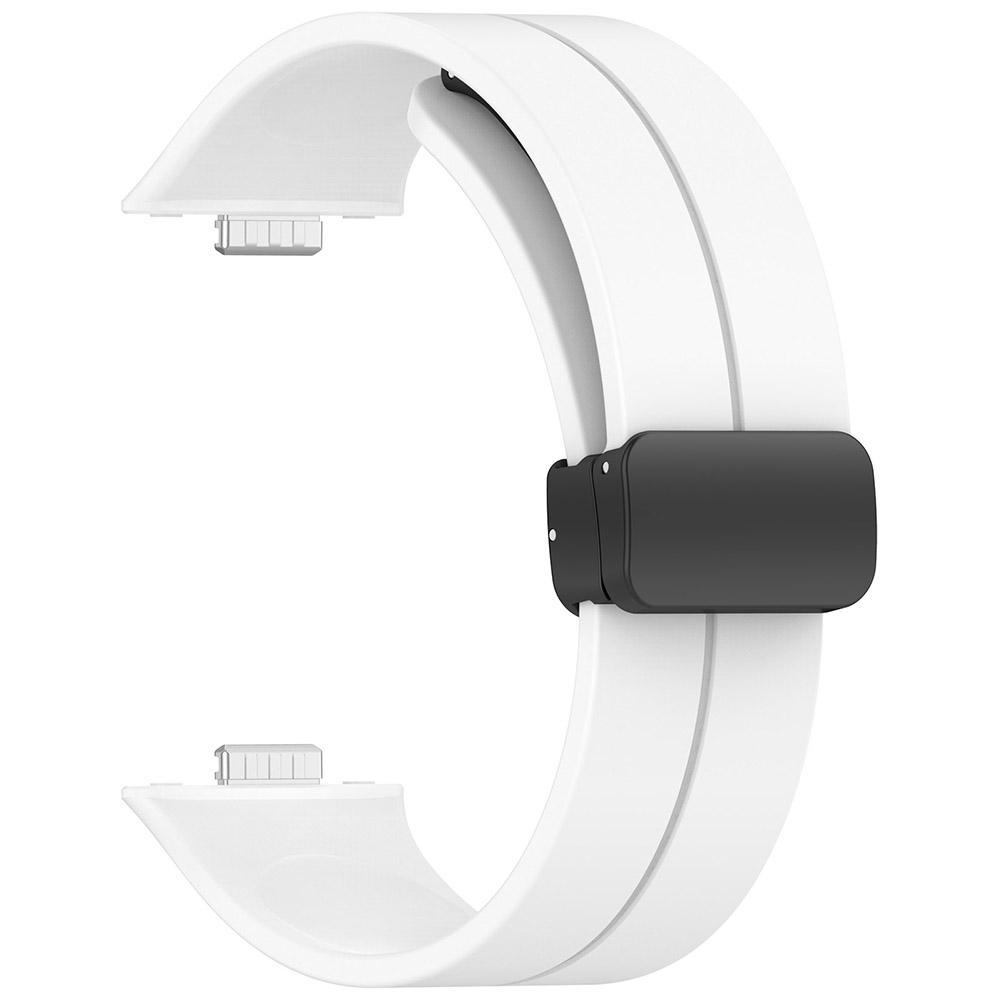 Silicone Strap Band Magnetic Folding Buckle Sports Watchband Women Men Watch Strap Replacement for Huawei Watch Fit 3