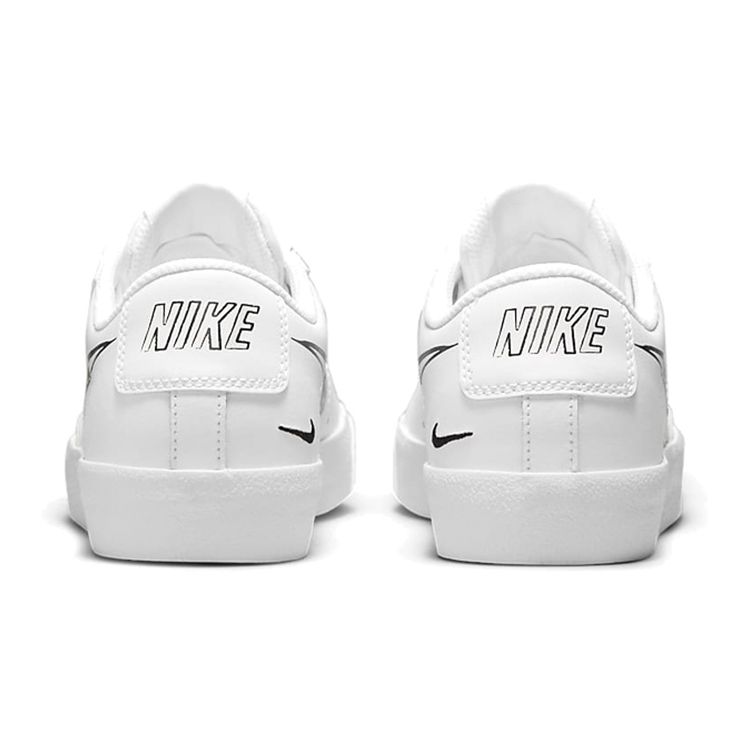 Nike Blazer Low 77 GS Sketch - White Black Kids Sneakers Pure-Platinum DM7819-100