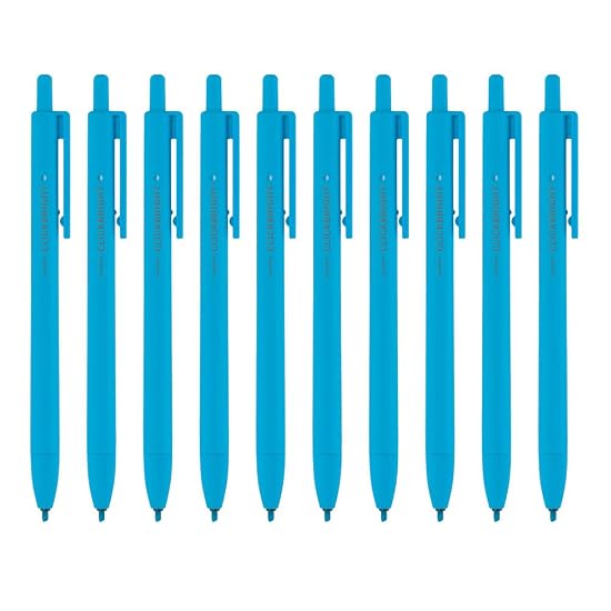 Zebra Highlighter ClickBright Light Blue 10-pack B-WKS30-LB
