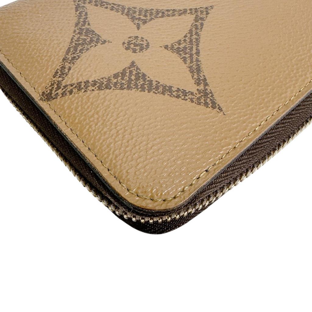 LOUIS VUITTON Giant reverse Zippy wallet Long Wallet purse Monogram M69353 Used