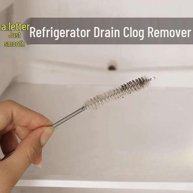 Refrigerator Drain Unclogger Tool for Water Pipe and Compartment Blockages