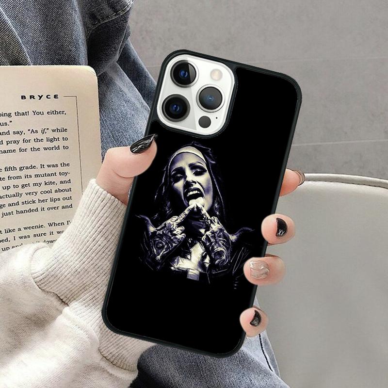 Sister Style Nun Sexy Girl Phone Case for iPhone 17 Air 16 16e 15 Plus for Apple 13 11 12 14 Pro Max Cover Coque Shell
