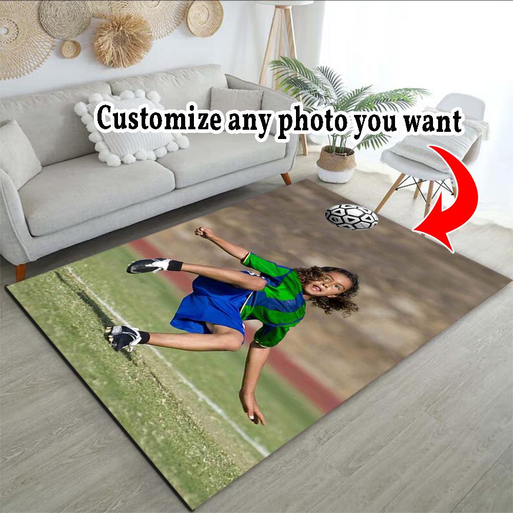 Customize Photo Customizable photos Area Rug Design for Dining Room Playrooms Decorate room Outdoor Antislip Carpet Anime Office Decor