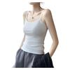 Langsha Women's Slim Fit Small Strap Vest Summer 2026 New Sleeveless Backless Outerwear Base Shirt