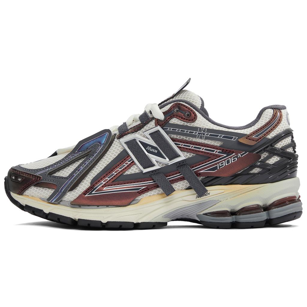 New Balance 1906A Crimson Sea Salt Unisex Sneakers Cream Classic-Crimson Black-Cement U1906ANA