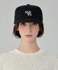 Bajal Leaf Vz Monogram Twill Pillbox Cap Black