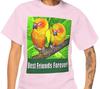 Sun Conures Best Friends Forever T-Shirt Bird Parrot Friendship Love