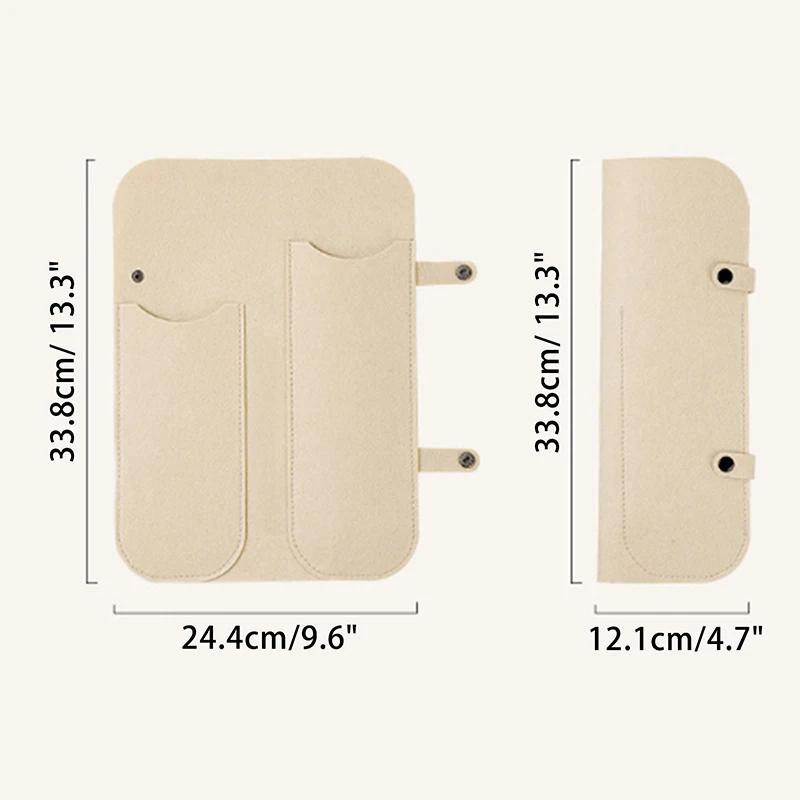 

BEPAN Portable Curling Iron Storage Bag Hair Styling Tool Organizer Felt Hair Straightener Storage Bag Curling Iron Insulation Mat