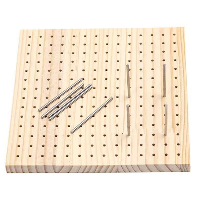 9Pcs Crochet Flower Piece Weaving Piece Shaped Board Hand-Woven Granny Square Shaped Blocking Pins For Blocking Board