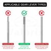 Car Universal Automatic LED Crystal Handles Manual Transmission Gear Shift Knob Lever Stick Head for Toyota Honda Nissan Hyundai