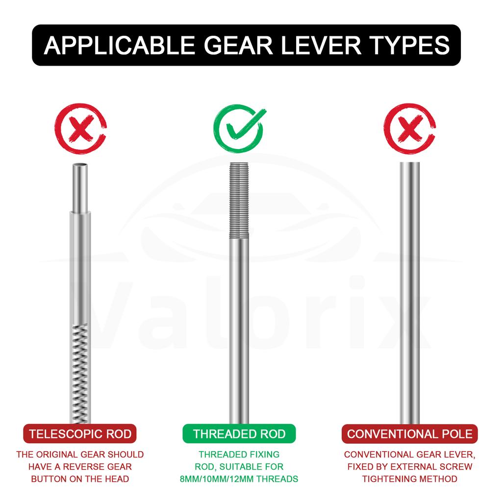 Car Universal Automatic LED Crystal Handles Manual Transmission Gear Shift Knob Lever Stick Head for Toyota Honda Nissan Hyundai