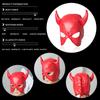 Fashion Sexy Ox horn Head Mask Fetish PU Leather Masquerade Cosplay Adult Party Headgear Couples Games Hood Mask