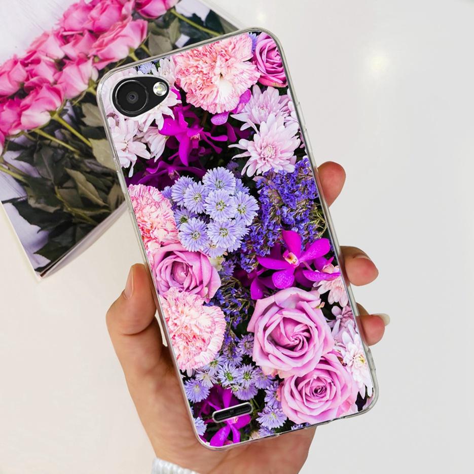For LG Q6 Case M700 M703 Cute Painted Cover Soft Silicone Phone Case For LG Q6 Q6+ LGQ6 Back Cover Bumper For LG Q6 5.5'' Fundas