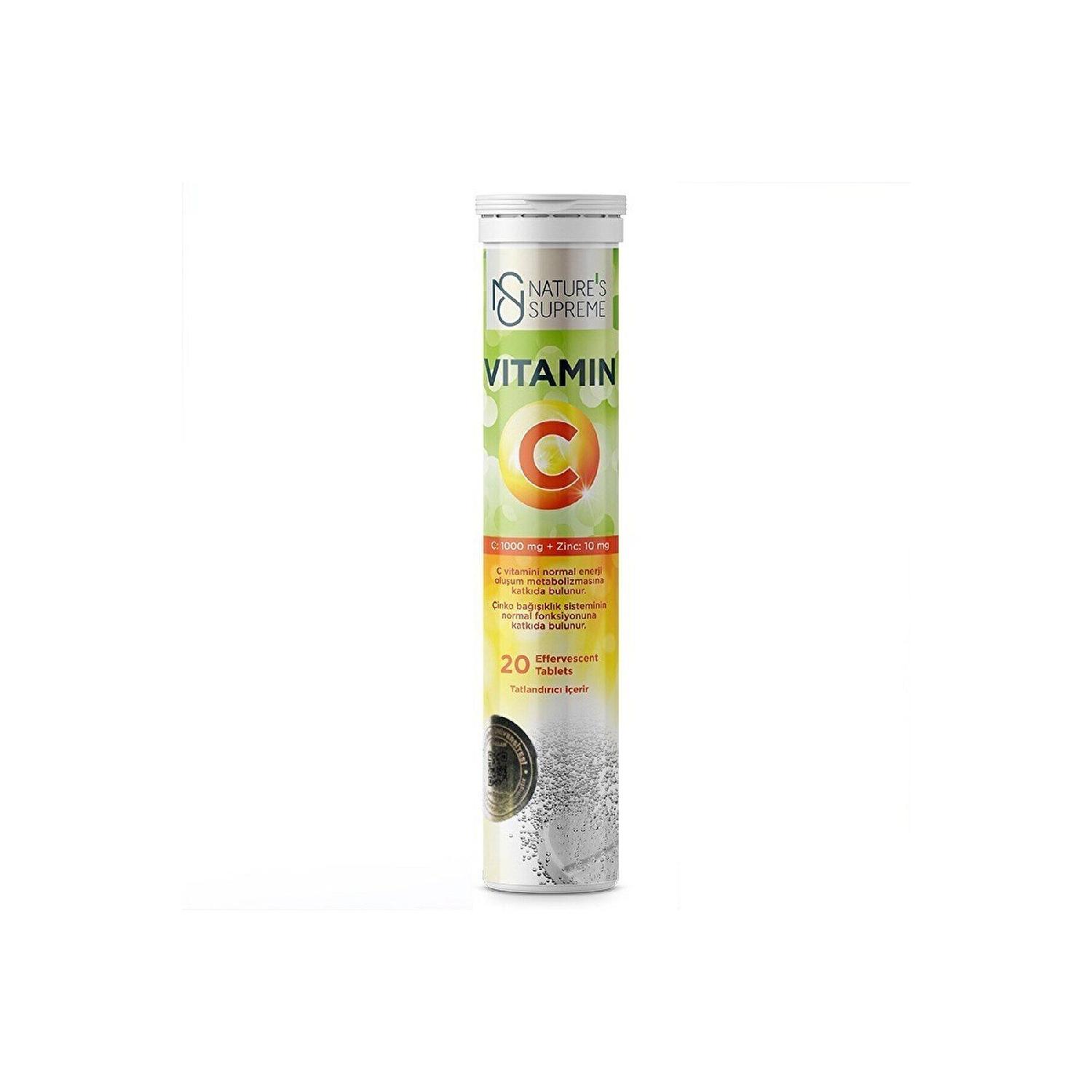 

Vitamin C Chain 20 Effervescent Tablets - Orange 8681763380091