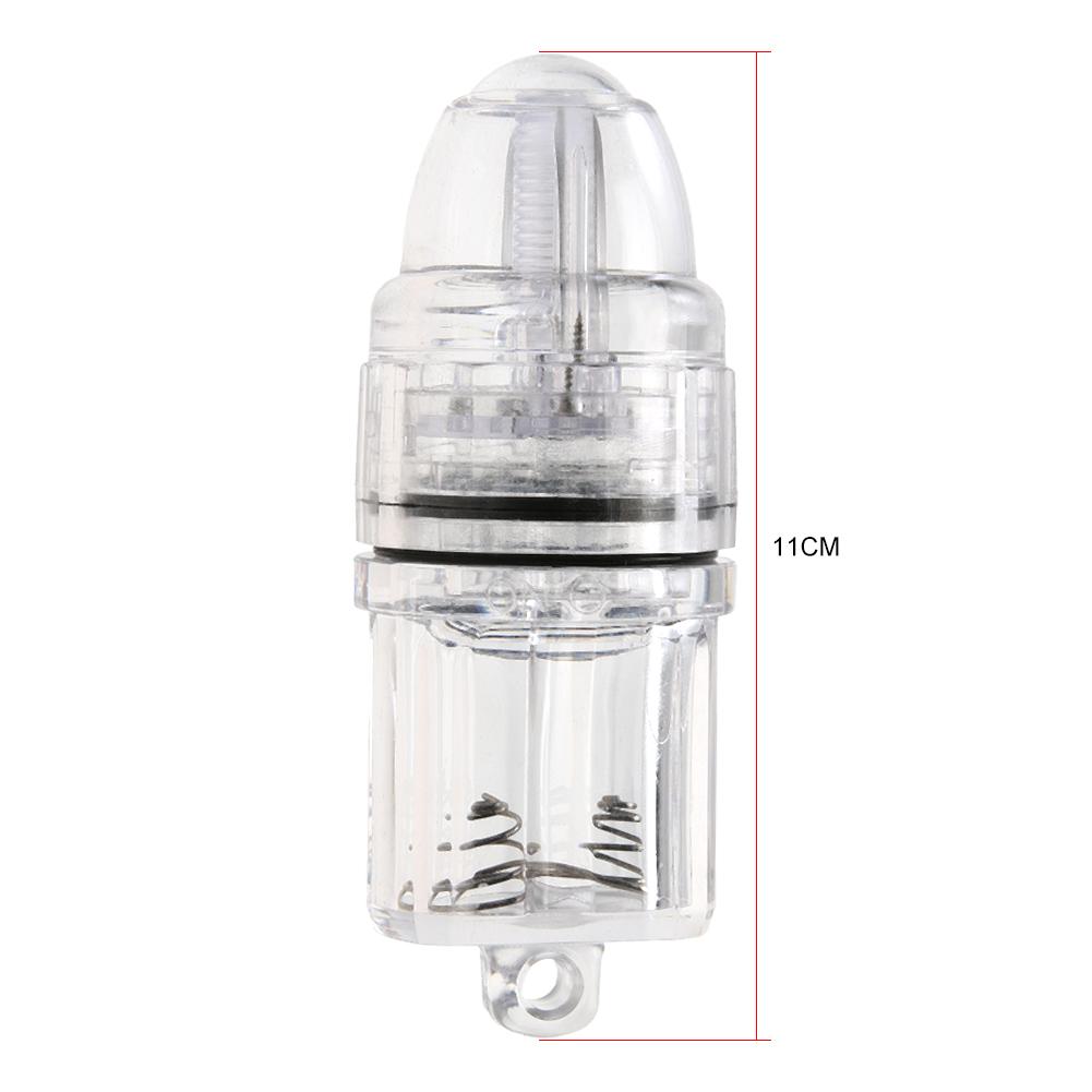 Coating LED Metal Gold Barbed Sea Bass Transparent Light Fishing Pack with Retail Original Box Fishing Supplies