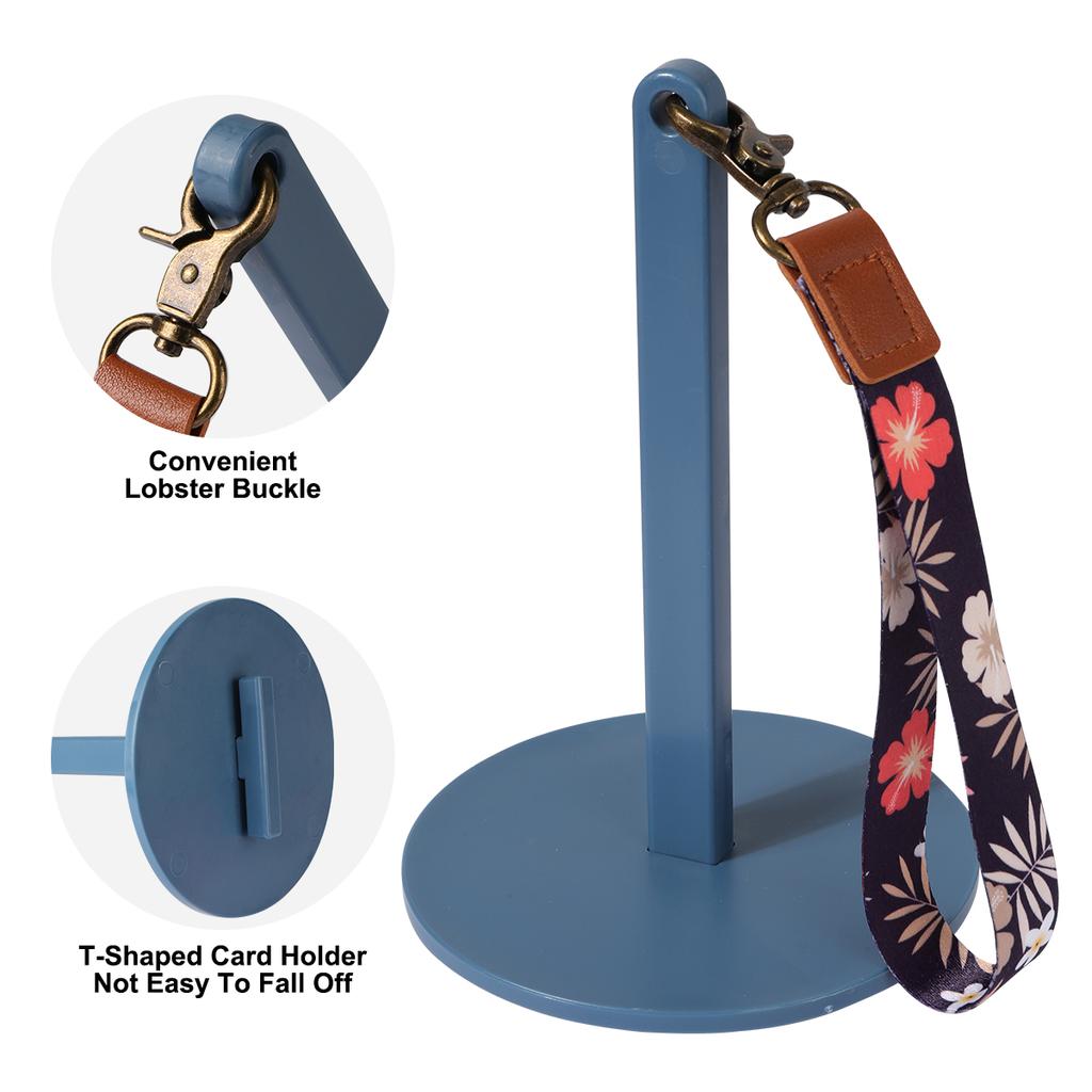 Yarn Holder Plastic Spinning Knitting Tools Crochet Accessories Stand DIY Sewing Thread Spool With Wrist Strap Wool Ball Winder