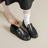 Mocassini Slip-on Retro in Pelle Morbida da Donna - Nuovi Arrivi Primavera 2026, Punta Affusolata, Scollo Basso, Stile JK Britannico