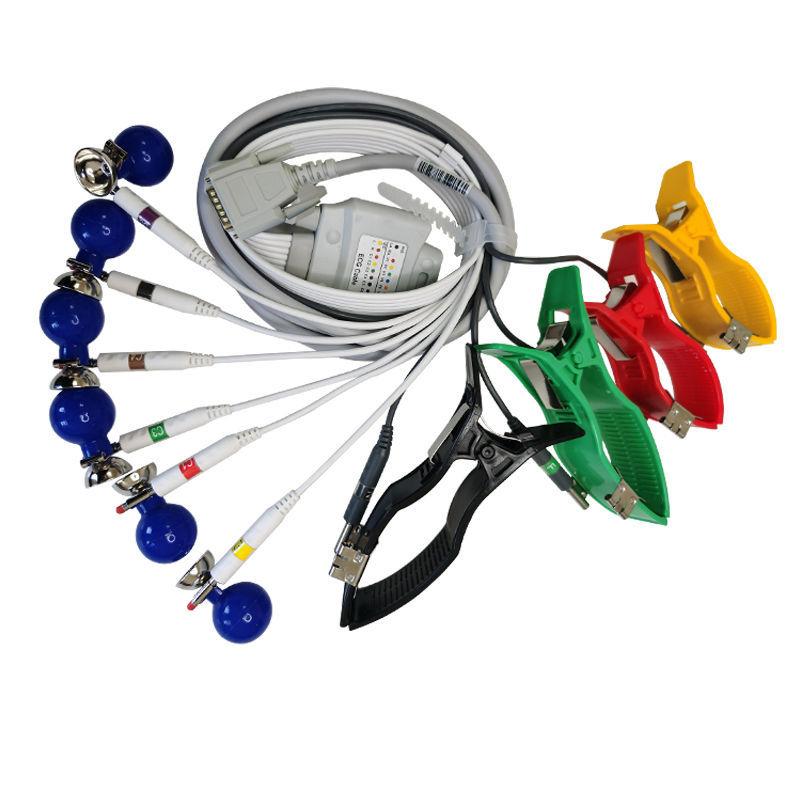Full Set Chest Suction Ball & Limb Clamp Clip Ecg Electrodes Dual Or Multi-Function Ekg Electrode For Ecg Machine Adult Use