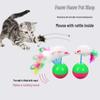 Colorful Feather Tumbler Cat Toy: Interactive, Self-Amusing, Boredom Relief for Cats