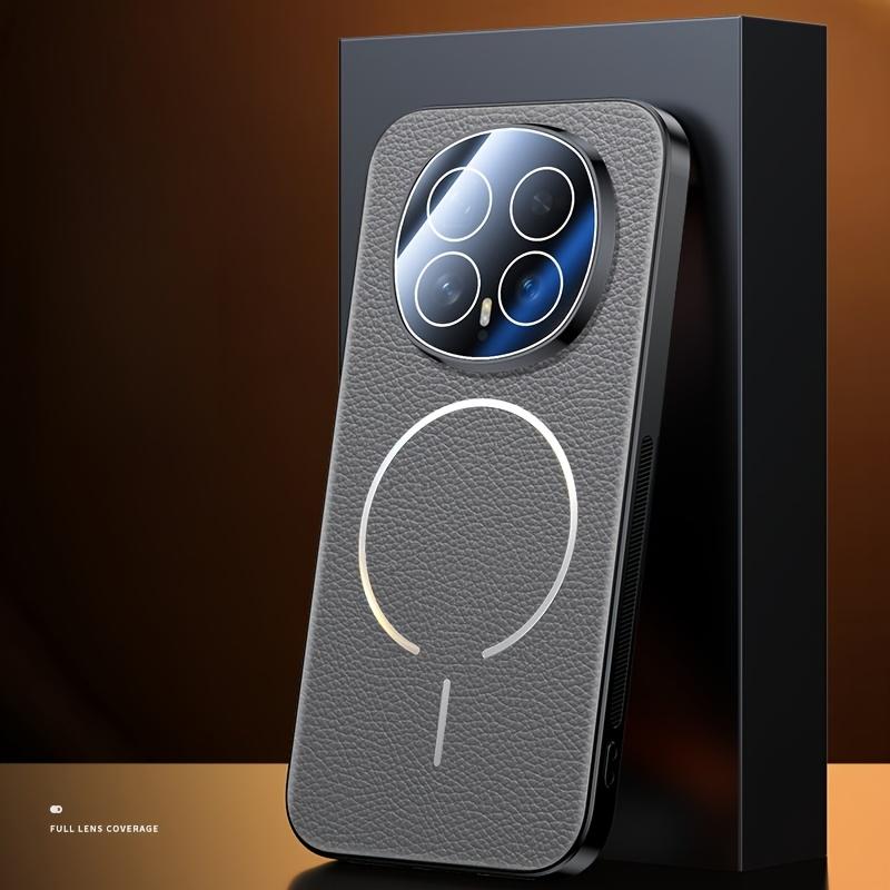 High-End Luxus Leder mit Litschi-Textur für Magsafe Hülle für Honor Magic 8 Pro 8 Magnetisches kabelloses Laden Kameraschutz Stoßfeste Hülle Funda