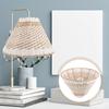 Woven Lamp Shade Creative Decorative Rustic Paper Weaving Lamp Cover Table Floor Light Shade Household Home Lampshade