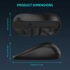 JYS-NS2296 2Pcs for Nintendo Switch 2 Joy-Con Grip Mouse Mini Portable Ergonomic Controller Base