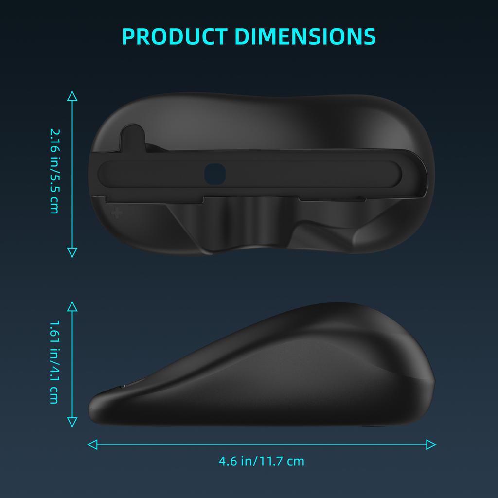 JYS-NS2296 2Pcs for Nintendo Switch 2 Joy-Con Grip Mouse Mini Portable Ergonomic Controller Base
