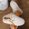 Women Platform Boots New Luxury Winter Women's Warm Shoes Cotton Slippers Plush Fashion Retro Shoes Women Flats Slippers